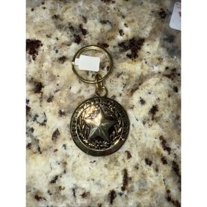 TEXAS Star Gold Key Chain   4348